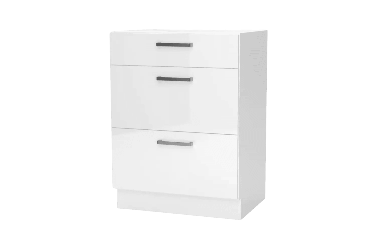 Casserolier Blanc Brillant 60 cm Bellisa