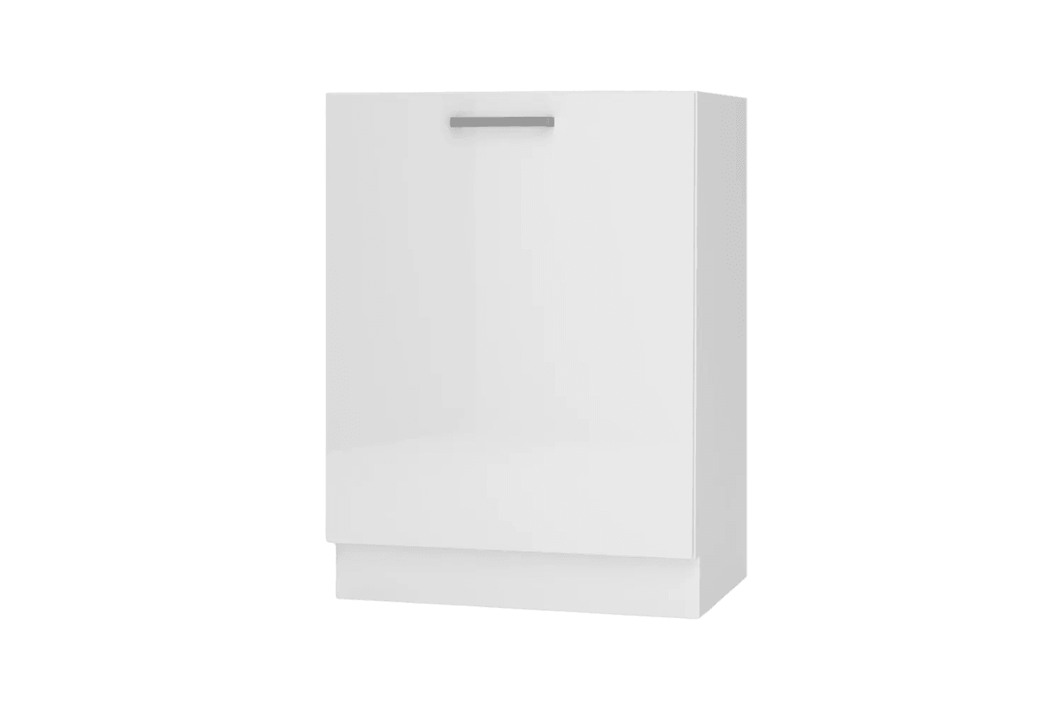 Meuble de Cuisine Blanc Brillant Sous-Évier 60 cm