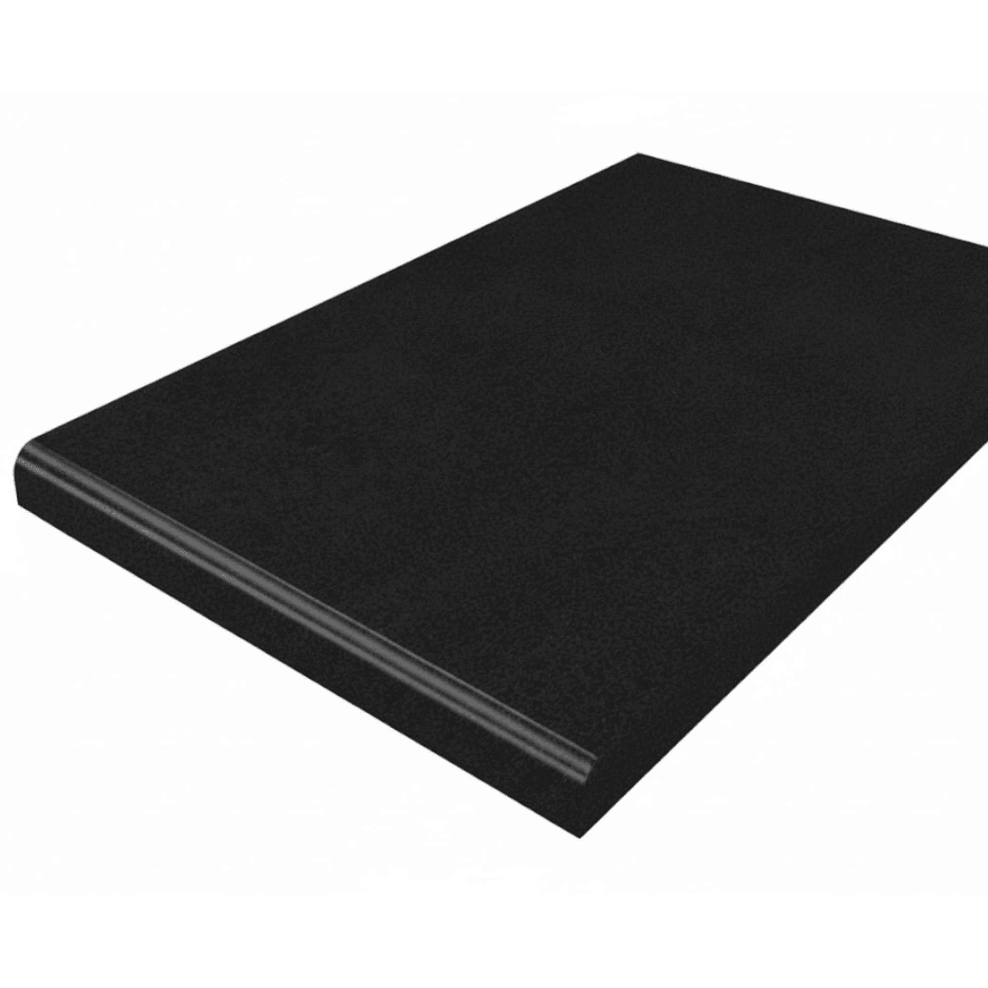 Plan de Travail Cuisine Noir 200cm – Effet Pierre Noire, Épaisseur 28mm