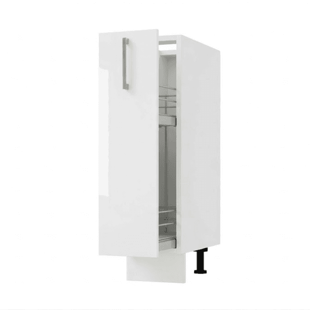 Meuble Bas Cuisine Porte Coulissante Ouvert - 20cm | Cuisivance